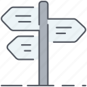 signposts, crossroad, directions, guidepost, intersection, journey, orientation 