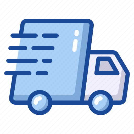 Courier, delivery, fast, truck, shipping icon - Download on Iconfinder