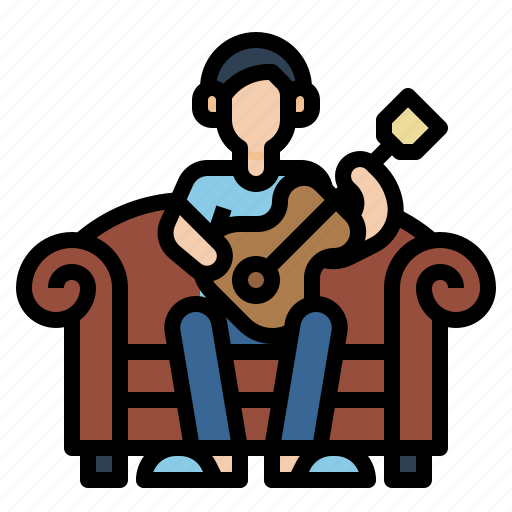 Guitar, instrument, music, musical, play icon - Download on Iconfinder