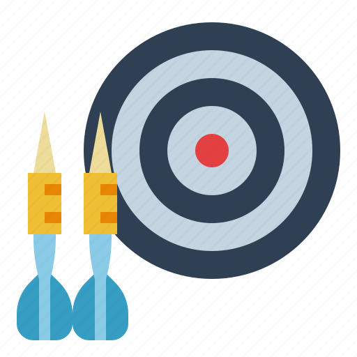 Archery, dartboard, darts, goal, hobby icon - Download on Iconfinder
