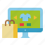 ecommerce, online, shop, shopping, tablet 