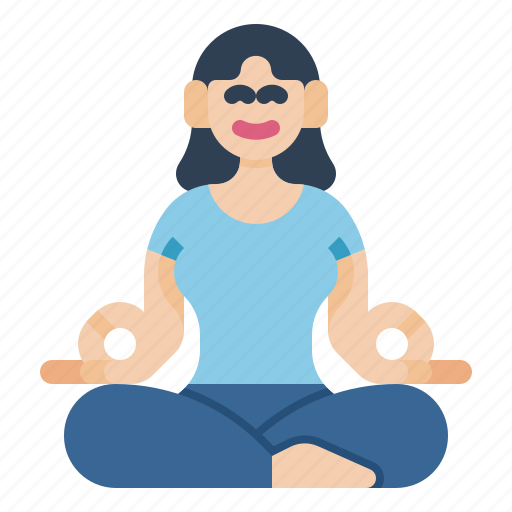 Healthy, meditation, relaxing, spirituality, wellbeing icon - Download on Iconfinder