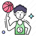basketball player, sports avatar, sportsman, sportsperson, athlete