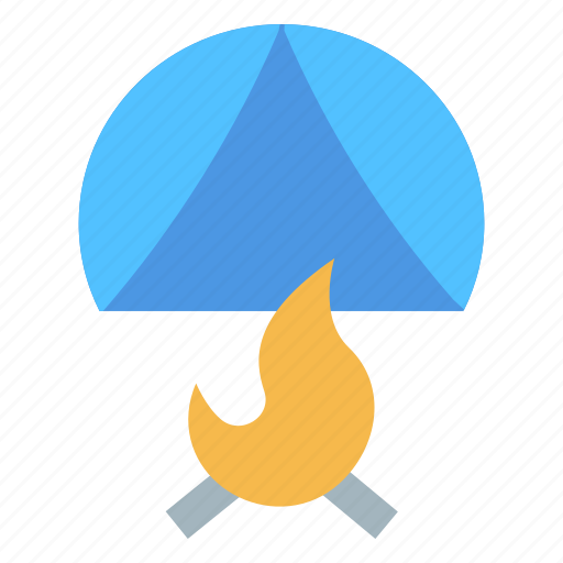 Adventure, campfire, camping, forest, vacation icon - Download on Iconfinder