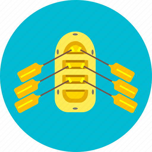 Rafting, boat, paddling, rank, sporting, water icon - Download on Iconfinder