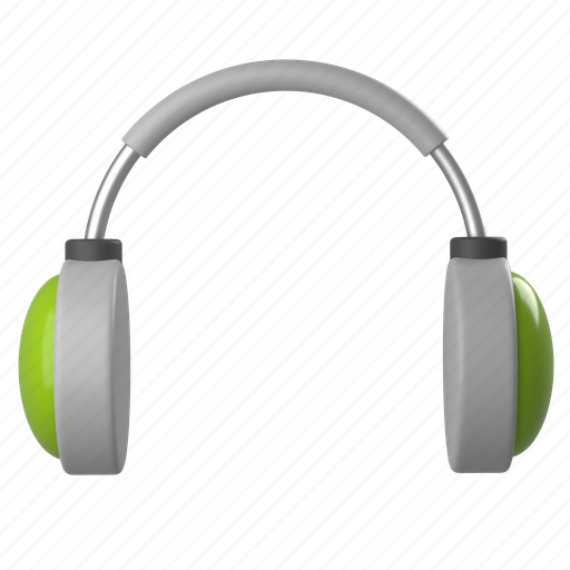 Support, media, headphone, sound, audio, music, volume 3D illustration - Download on Iconfinder