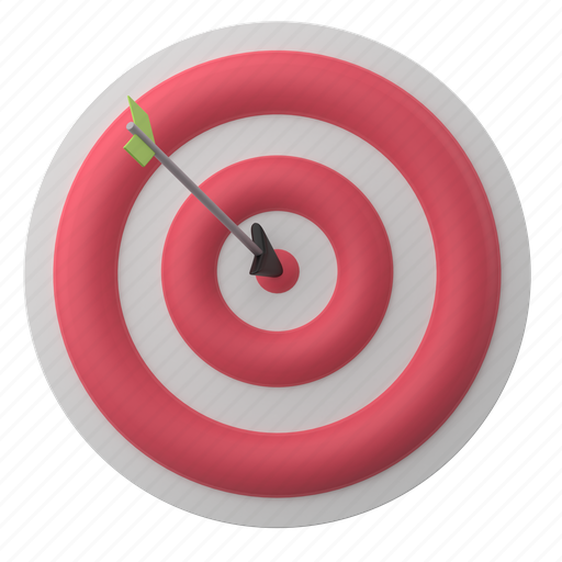 Business, marketing, target, bullseye, arrow, bow, archery 3D illustration - Download on Iconfinder