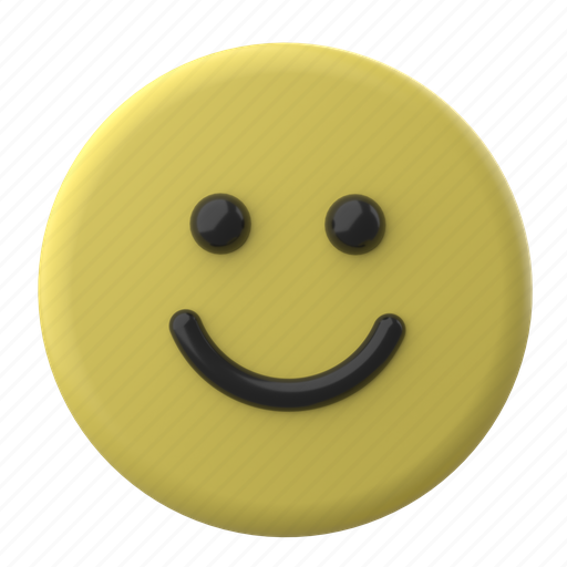 Emotion, emoji, emoticon, smile, smiley, happy, happiness 3D illustration - Download on Iconfinder