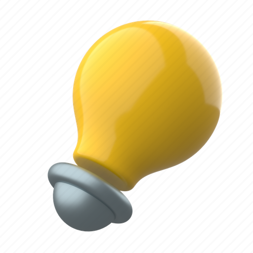 Energy, bulb, lightbulb, light, electricity, power, lighting 3D illustration - Download on Iconfinder