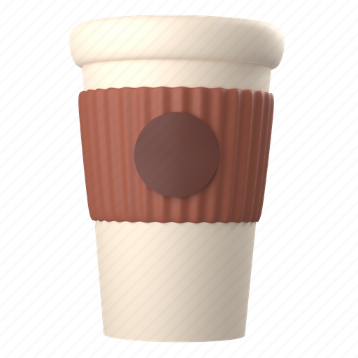 Food, coffee, drink, beverage, hot, cafe, container 3D illustration - Download on Iconfinder