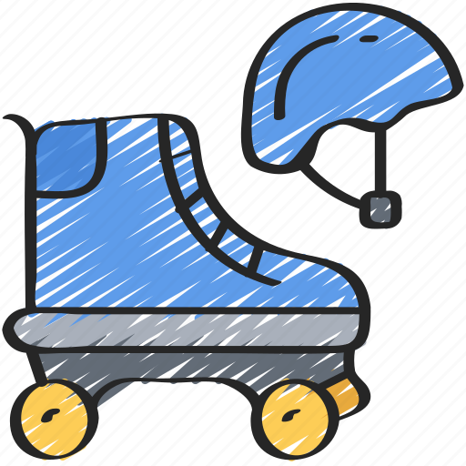 Activities, hobbies, pastime, roller, skates, skating icon - Download on Iconfinder