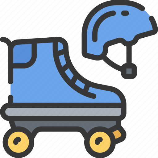 Activities, hobbies, pastime, roller, skates, skating icon - Download on Iconfinder