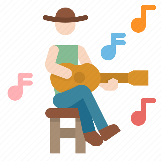 Folk, guitar, music, musician, orchestra icon - Download on Iconfinder