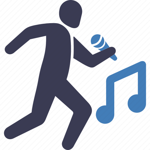 Singing, karaoke, man, musician, person, singer, standing icon - Download on Iconfinder
