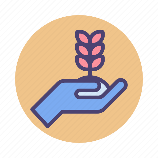 Agriculture, farming, organic, plant, seedling, wheat icon - Download on Iconfinder