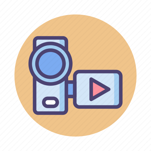 Handycam, logging, video, video logging, videography, vlog, vlogging icon - Download on Iconfinder