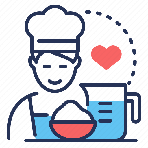 Baker, cook, cooking, dough icon - Download on Iconfinder