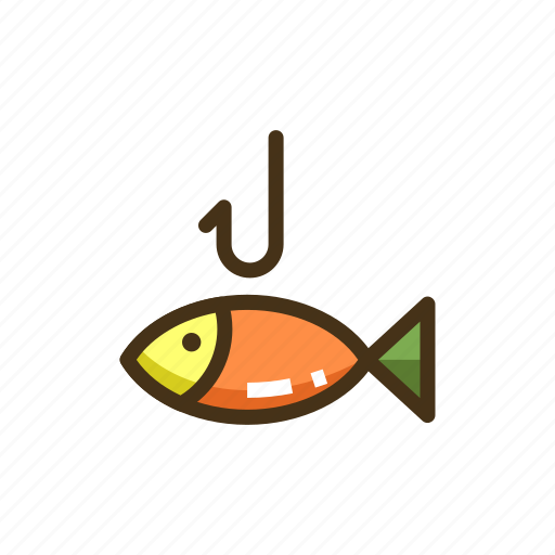 Fishing, fish, fish hook, fishing hook icon - Download on Iconfinder