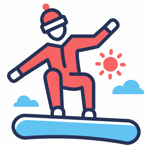 Mountain, snowboarding, sport, winter icon - Download on Iconfinder
