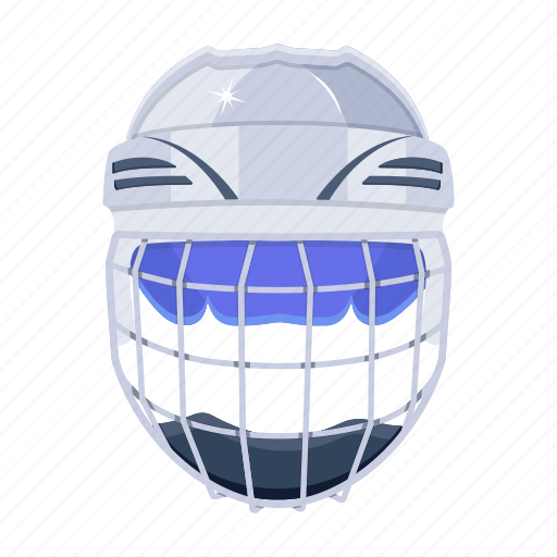 Sports helmet, hockey helmet, hockey visor, game helmet, goalie helmet icon - Download on Iconfinder