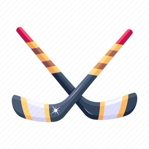 Hockey tapes, hockey sticks, field hockey, hockey equipment, hockey gear icon - Download on Iconfinder