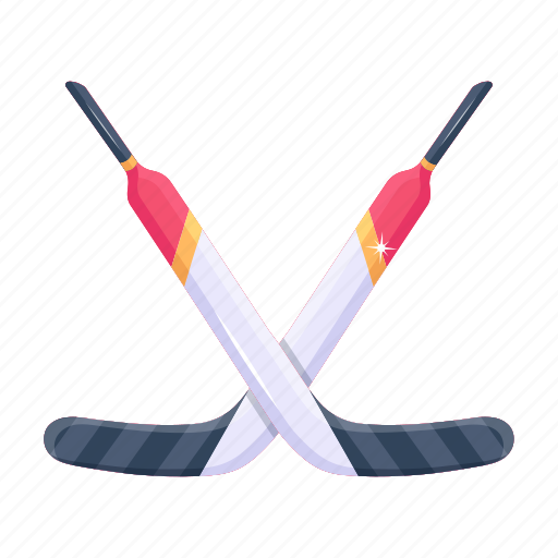 Field hockey, hockey tapes, hockey sticks, hockey equipment, hockey gear icon - Download on Iconfinder