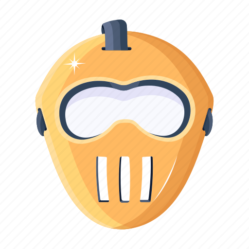 Hockey mask, sports mask, goalie mask, goalkeeper mask, athlete mask icon - Download on Iconfinder