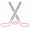 hockey, ice, sticks 