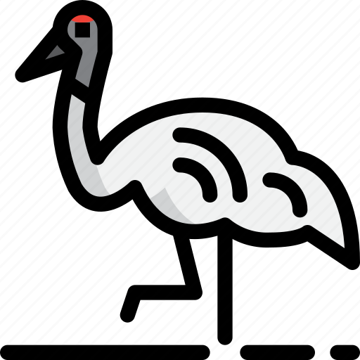 Animal, bird, crane, hokkaido, kushiro icon - Download on Iconfinder