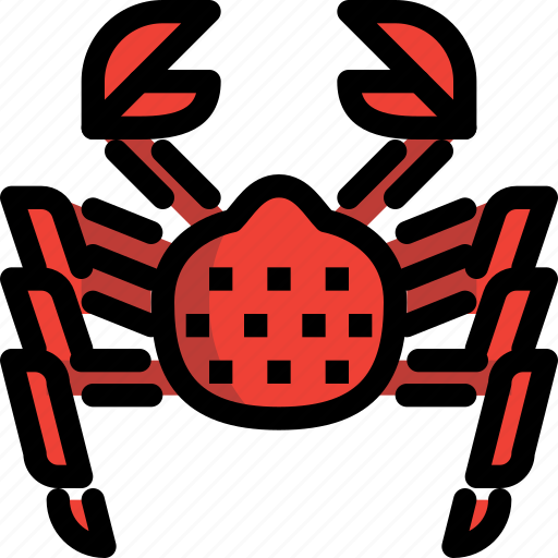 Animal, crab, hairy, hokkaido, seafood icon - Download on Iconfinder