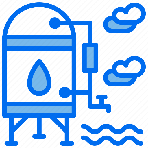 Agriculture, deposit, pipe, reservoir, water icon - Download on Iconfinder