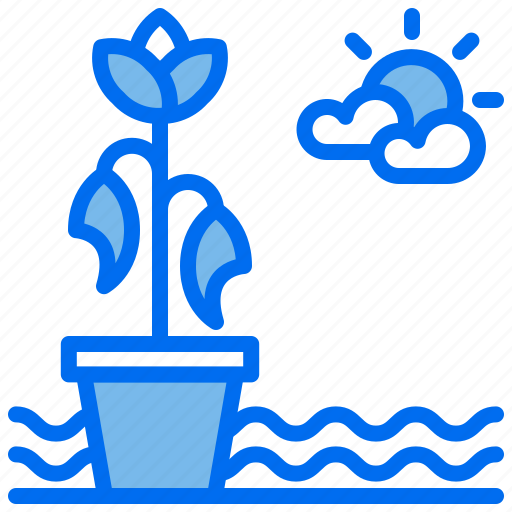 Agriculture, leaf, plant, water, withered icon - Download on Iconfinder