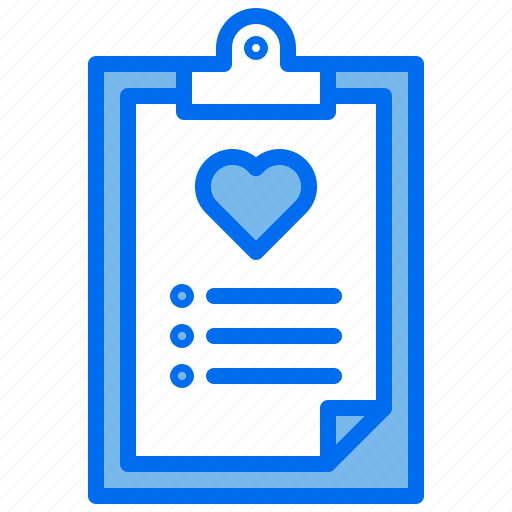 Clipboard, emergency, heart, medical, task icon - Download on Iconfinder