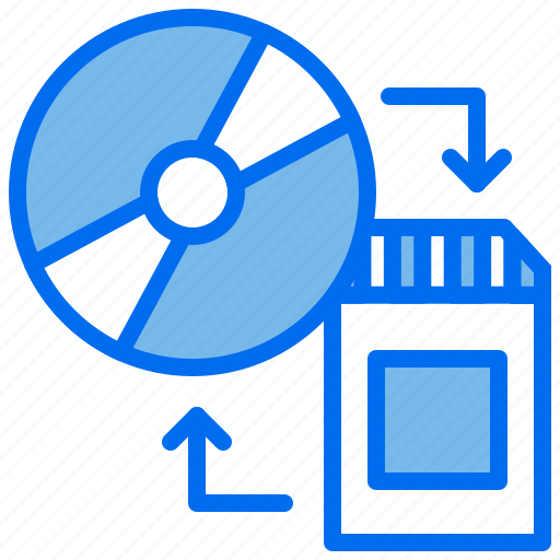 Convert, copy, disk, dvd, memory icon - Download on Iconfinder