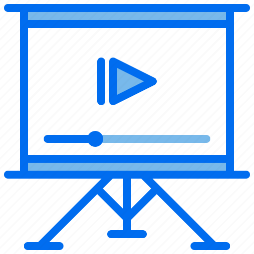 Board, movie, play, presentation, video icon - Download on Iconfinder