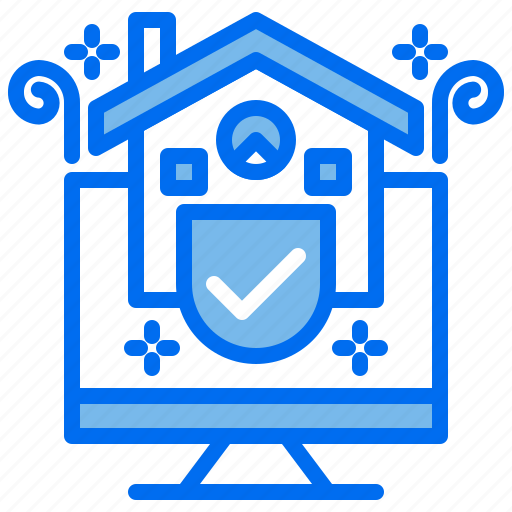Buy, checked, computer, guaranteed, house, protect, shield icon - Download on Iconfinder