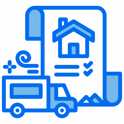 Bill, documnet, estate, house, payment, real, truck icon - Download on Iconfinder