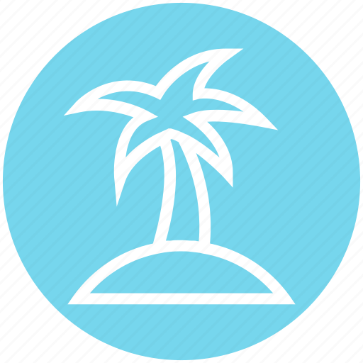 Beach, coconut tree, holiday, palm, sea, summer, tree icon - Download on Iconfinder