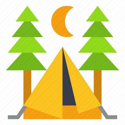 Adventure, camp, forest, tent, travel icon - Download on Iconfinder