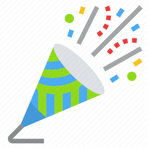 Birthbay, celebrate, confetti, holiday, party icon - Download on Iconfinder