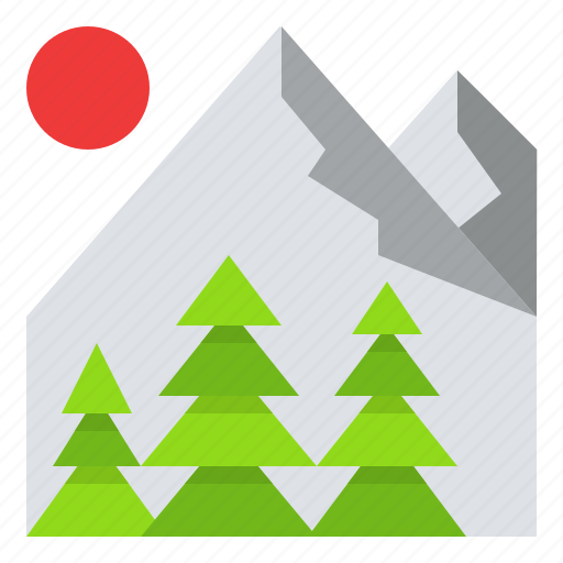 Forest, landscape, mountain, nature, travel icon - Download on Iconfinder