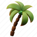 coconut, tree, island, beach, summer, vacation, holiday, nature, palm 