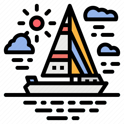 Boat, sailing, ship, travel, yatch icon - Download on Iconfinder