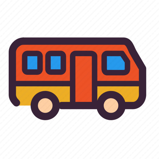 Bus, mini bus, tour, tourism, vacation, van icon - Download on Iconfinder
