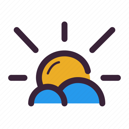 Cloud, cloudy, clouds, rain, sun, weather icon - Download on Iconfinder