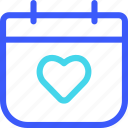25px, date, iconspace, valentine