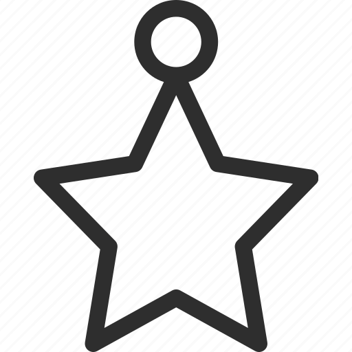 25px, decoration, hanging, iconspace, star icon - Download on Iconfinder