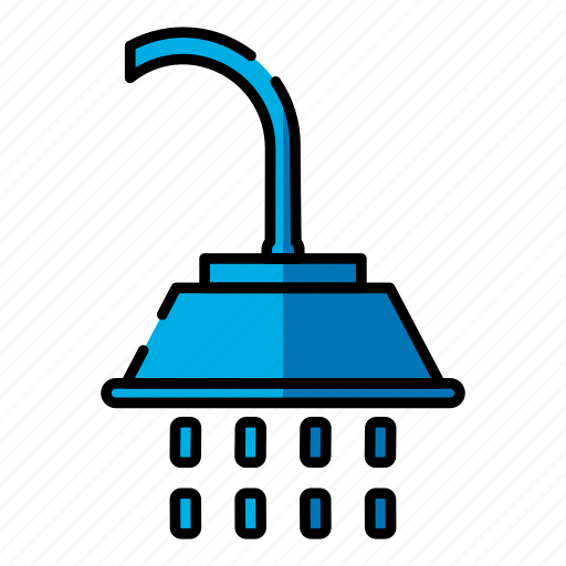 Bath, bathroom, pipe, shower, water icon - Download on Iconfinder