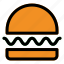 burger, holiday, fast, food, junk, hamburger 