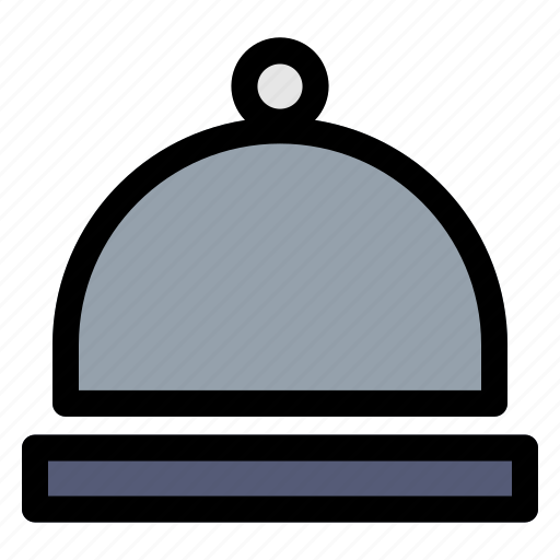 Cloche, holiday, dinner, meal, restaurant icon - Download on Iconfinder